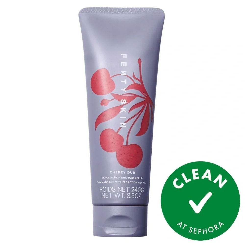 🍒 FENTY SKIN Cherry Dub Triple Action AHA Body Scrub